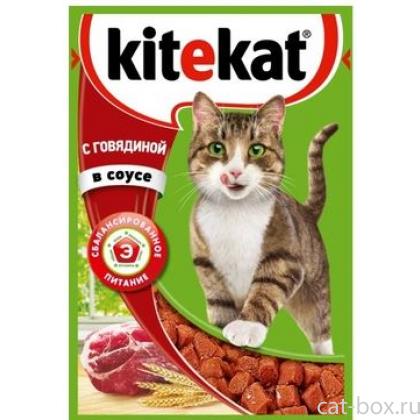 Паучи с говядиной в соусе для кошек-0