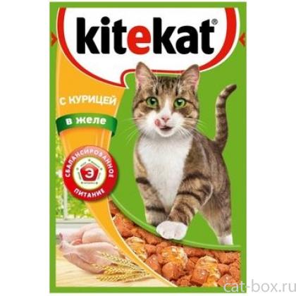 Паучи с курицей в желе для кошек-0