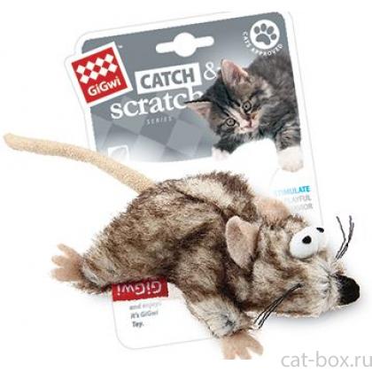 Игрушки для кошек Мышка с кошачей мятой, 8см (75383)-0