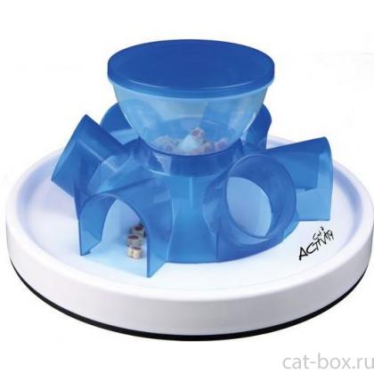 Игрушка интерактивная для кошек "Кормушка-туннель" 28*14 см (46002)-0