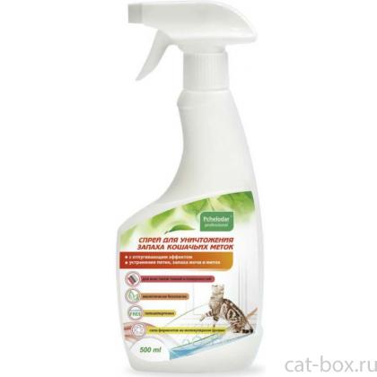 Спрей для уничтожения запаха кошачьих меток (с отпугивающим эффектом)-0