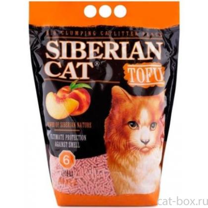 Комкующийся наполнитель Тофу Персик 6л-0