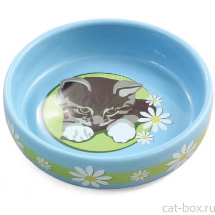 Миска керамическая "Котенок", 0,2л (CB05)-0