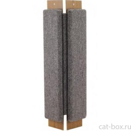 Когтеточка угловая ковролиновая 67х24х1,8 см-0