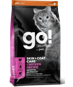 Для котят и кошек с цельной курицей, фруктами и овощами (GO! SKIN + COAT Chicken Recipe for Cats)