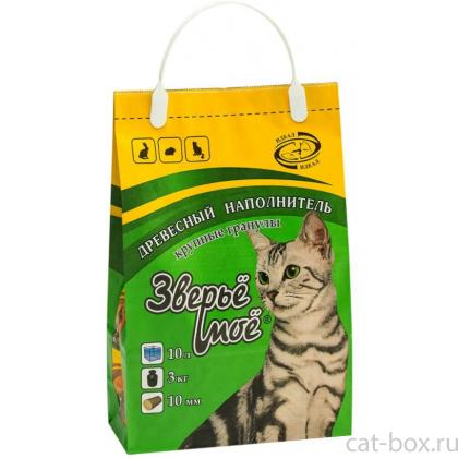 Древесный наполнитель крупныые гранулы 30 л-0