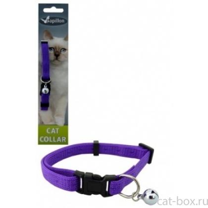Ошейник для кошек "Сэсси" 10мм-21-33см, фиолетовый-0