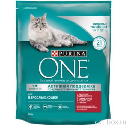 Для взрослых кошек с говядиной и злаками-0