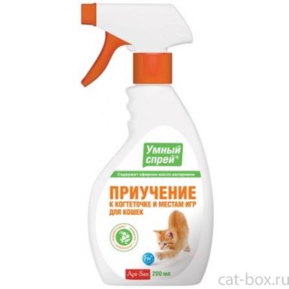 Умный Спрей приучение кошек к когтеточке и местам для игр-0
