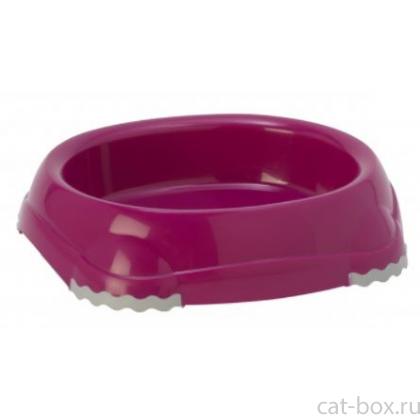 Миска нескользящая Smarty, 315мл, ярко-розовая-0