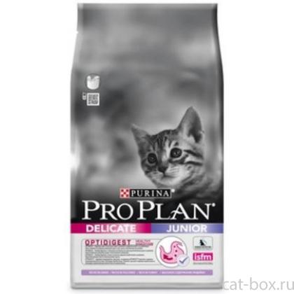 Для котят с чувствительным пищеварением, с индейкой и рисом (Junior delicate)-0