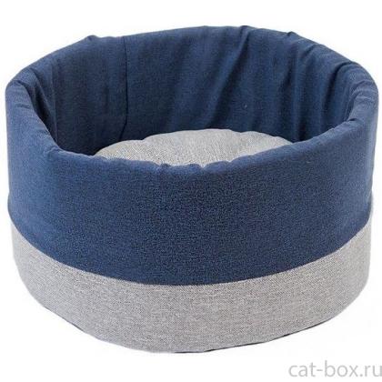 Лежак круглый "Navy" серый 38*38*21 см -0