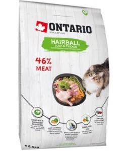 Для вывода шерсти у кошек с уткой и курицей (Ontario Cat Hairball)