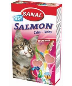 Витамины для кошек с лососем. "Salmon" 85 таб.
