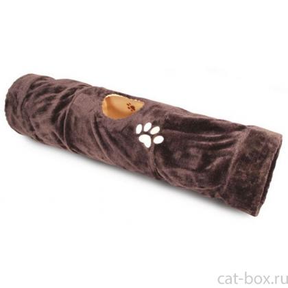 Тоннель для кошки,плюш 25*100 см (3002NT)-0