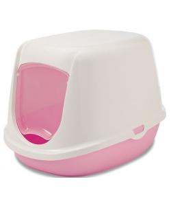 Туалет-домик для котят "Duchesse" 44,5*35,5*32см, розовый