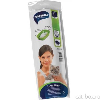 Пакеты для кошачьего лотка, размер L, 39-44х50-57 см, 10 шт.-0