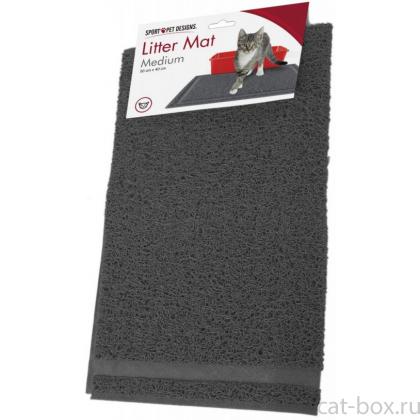 Коврик для туалета 40*50 см (Medium Rubber Litter Mat)-0