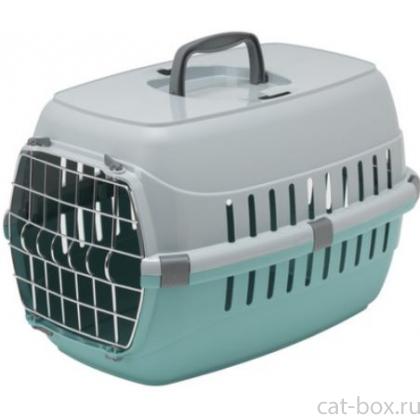 Переноска Roadrunner с металлической дверцей, 55,9 x 36,9 x 34,9 см, светло-голубая-0