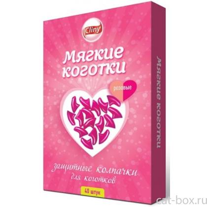 Мягкие коготки розовые 40 шт.-0