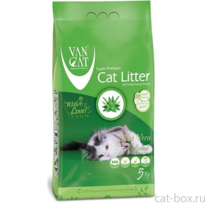 Комкующийся наполнитель без пыли с ароматом Алое вера , пакет (Aloe Vera)-0