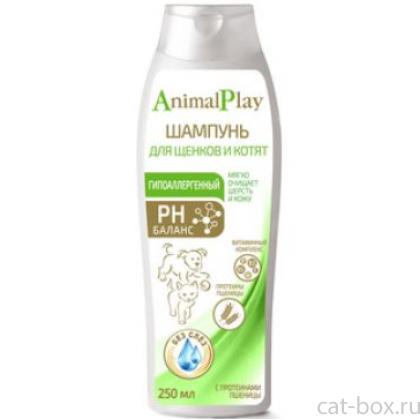 Шампунь гипоаллергенный с протеинами пшеницы и витаминами для щенков и котят-0
