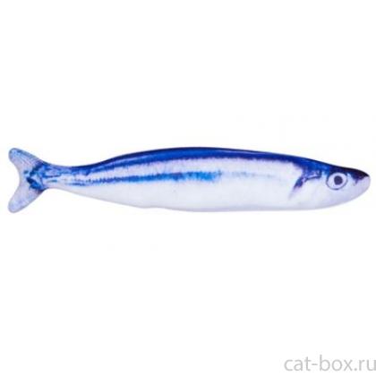 Игрушка для кошки "Селедка" с валерианой 23см-0