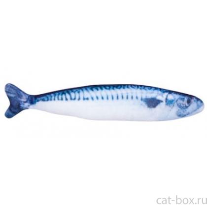Игрушка для кошек "Скумбрия" с валерианой 23см-0
