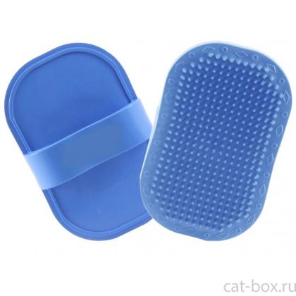 Щетка резиновая большая овальная, 10*16,5 см-0