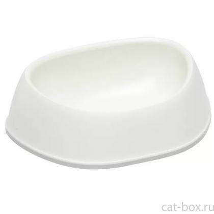 Миска пластиковая Sensibowls 350 мл, белая-0
