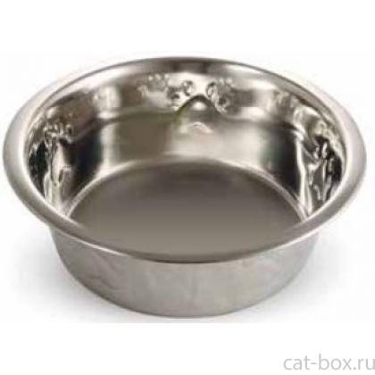 Миска металлическая с рисунком (1612)-0