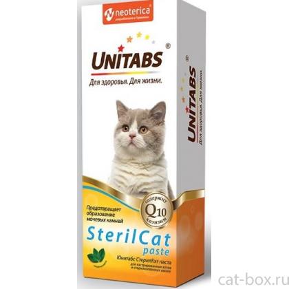 Unitabs SterilCat Витаминная паста для кастрированных котов и стерилизованных кошек-0