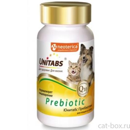 Витамины для кошек и собак Prebiotic, улучшение пищеварения, 100таб.-0