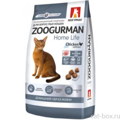 Сухой корм для кошек домашнего содержания, с курицей-0