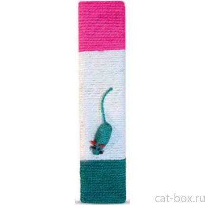 Когтеточка-доска сизаль с игрушкой, 11*45 см (799NT)-0
