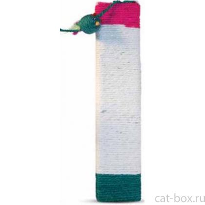 Когтеточка-доска сизаль с игрушкой, 11*49 см (319NT)-0