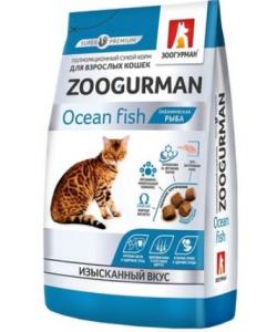Сухой корм для взрослых кошек Океаническая рыба, Ocean fish