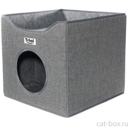 Домик для животных "Пентхаус", 39*39*38см-0