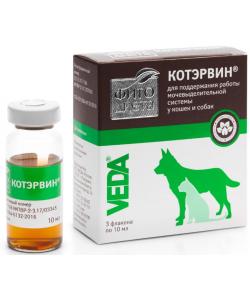 Фитодиета Котэрвин для лечения и профилактики МКБ, 3 фл. по 10мл.