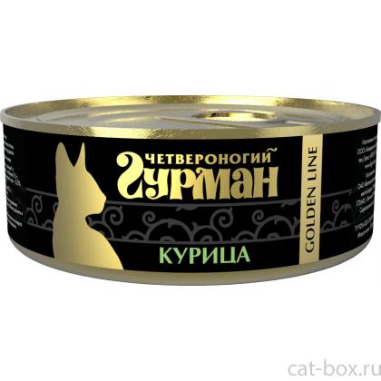 Консервы для кошек Голден Курица натуральная в желе-0