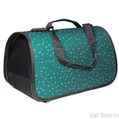 Сумка-переноска для животных "Фунтик" сердечки S, 24*43*24 см-0