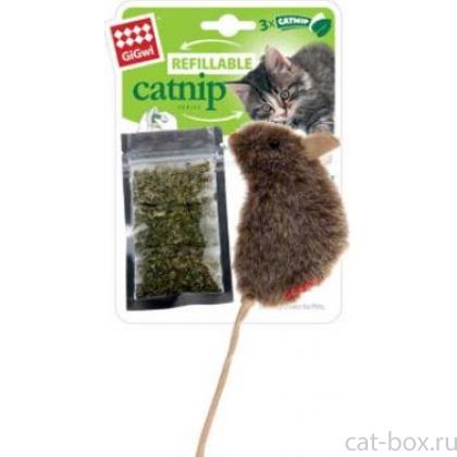 Мышка с кошачьей мятой 10 см (75300)-0