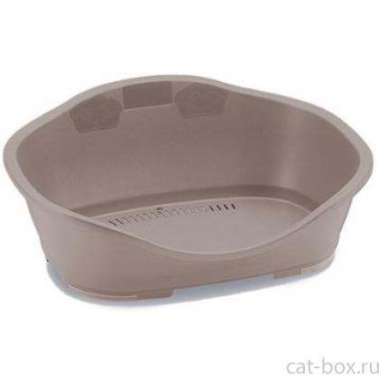 Пластиковый Лежак Sleeper 3: 81*55*32см, бежевый (98158)-0