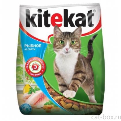 Сухой корм для кошек рыбное ассорти-0