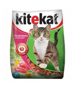 Сухой корм для кошек с аппетитной телятиной