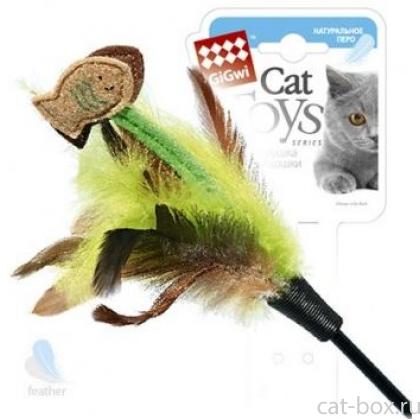 Дразнилка с рыбками на длинной палке, 75 см  (75017)-0