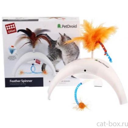 Электронная игрушка для кошек Pet Droid, Фезер Спиннер-0