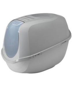 Туалет-домик Mega Smart с угольным фильтром, титановый серый, 65х48.5х46см
