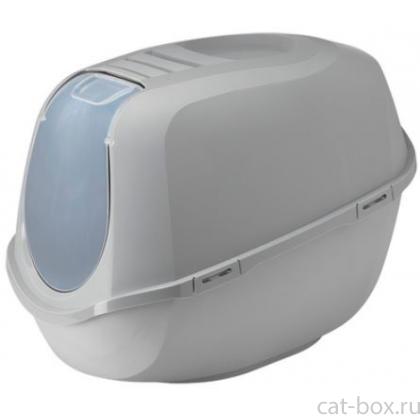 Туалет-домик Mega Smart с угольным фильтром, титановый серый, 65х48.5х46см-0