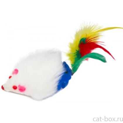 Игрушка для кошек "Мышь-шар с колокольчиком", 7см, 3шт. (SH06N)-0